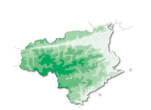 徳島県の地図・徳島県のおでかけスポット