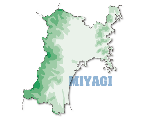 宮城県の地図・宮城県のおでかけスポット