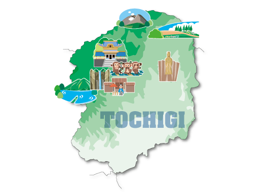 栃木県の地図・栃木県のおでかけスポット