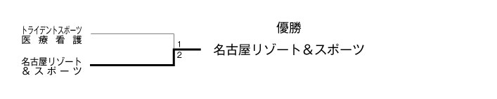 平成22年度夏季東海地区専門学校テニス選手権大会（団体戦） 結果