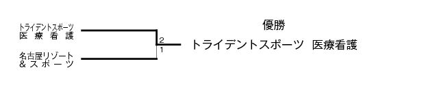 平成25年度夏季東海地区専門学校テニス選手権大会（団体戦） 結果