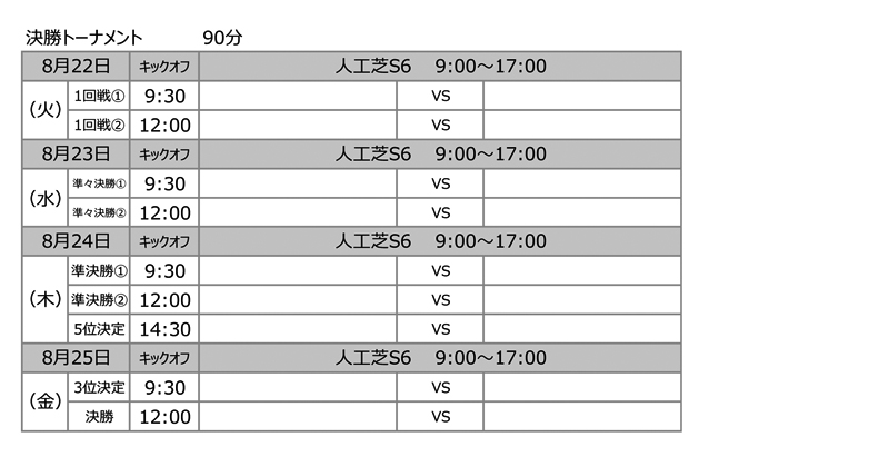 第27回全国専門学校サッカー選手権大会関西予選（第27回関西専門学校サッカー選手権大会） 組み合わせ4