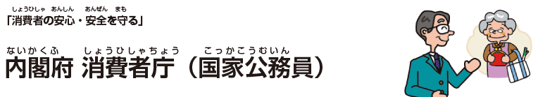 内閣府 消費者庁（国家公務員）