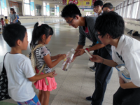 山形県　霞城学園高校　生徒会と有志のみなさん2