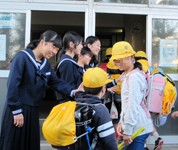 静岡県　磐田市立竜洋中学校　生徒会のみなさん3