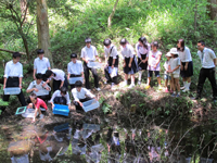 岐阜県　岐阜高校　自然科学部生物班のみなさん1