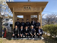 広島県　宮島工業高等学校　建築科のみなさん1