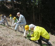 山梨県　甲州市立菱山小学校　緑の少年少女隊のみなさん3