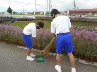 栃木県　大田原市立金田北中学校　生徒のみなさん2