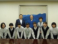 徳島県　川島高校　高１の総探で組んだ３人組・生徒会・クッキング部のみなさん3