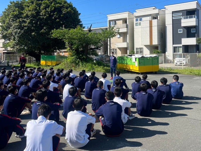 愛知県　豊川高校　サッカー部のみなさん3