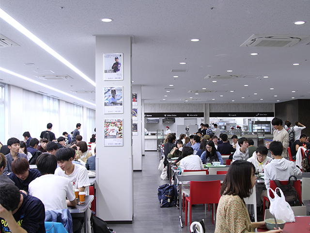 白鴎大学の学食