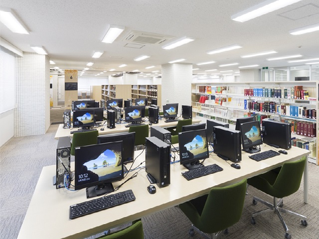 北海道千歳リハビリテーション大学の図書館