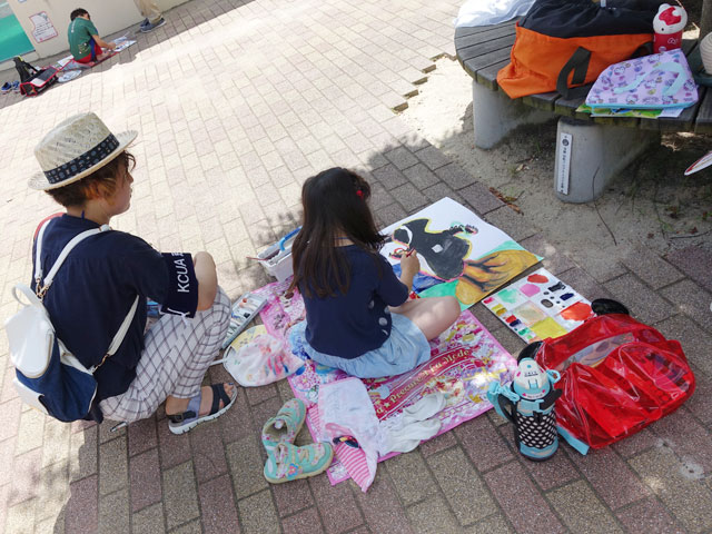 夏休み子ども写生大会2